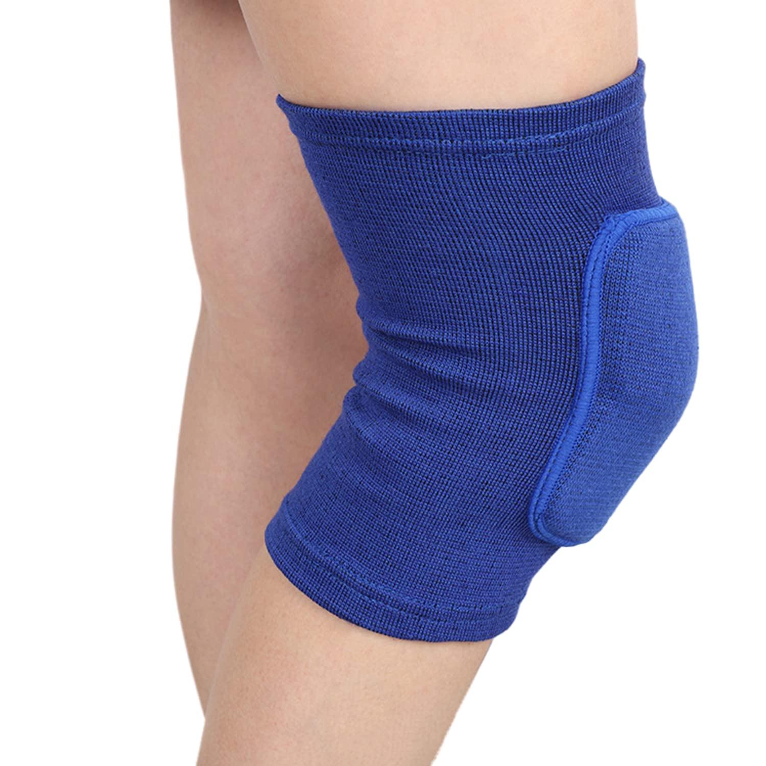 JUMISEE JUMISEE Kids Knee Pad, Anti-Slip Padded Sponge Knee Brace Breathable Flexible Elastic Knee Support for Football Volleyball Dance Skating Basketball Sports