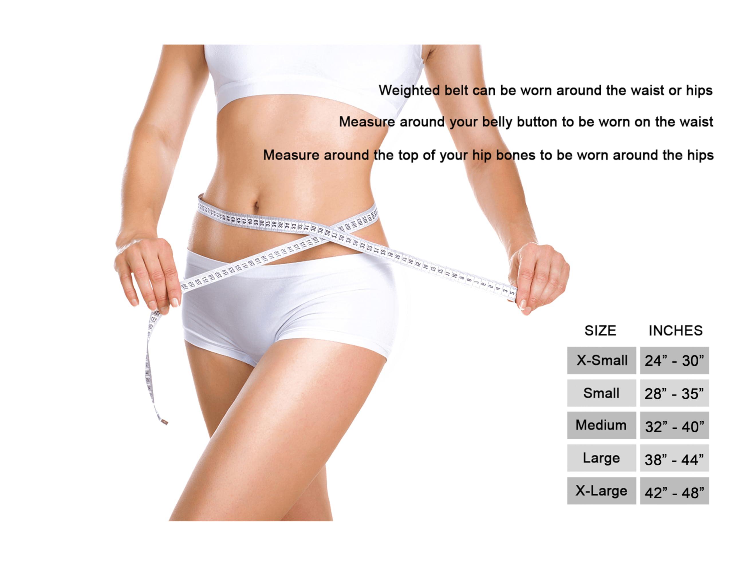 W8FIT W8FIT Adjustable Weighted Walking and Exercise Belt (7 LB Small)