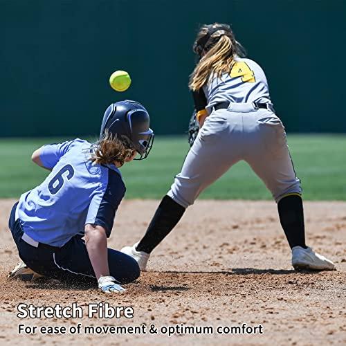 Youper Youper Women\'s Classic Softball Sliding Shorts, Compression Padded Slider Shorts (White, XX-Large)