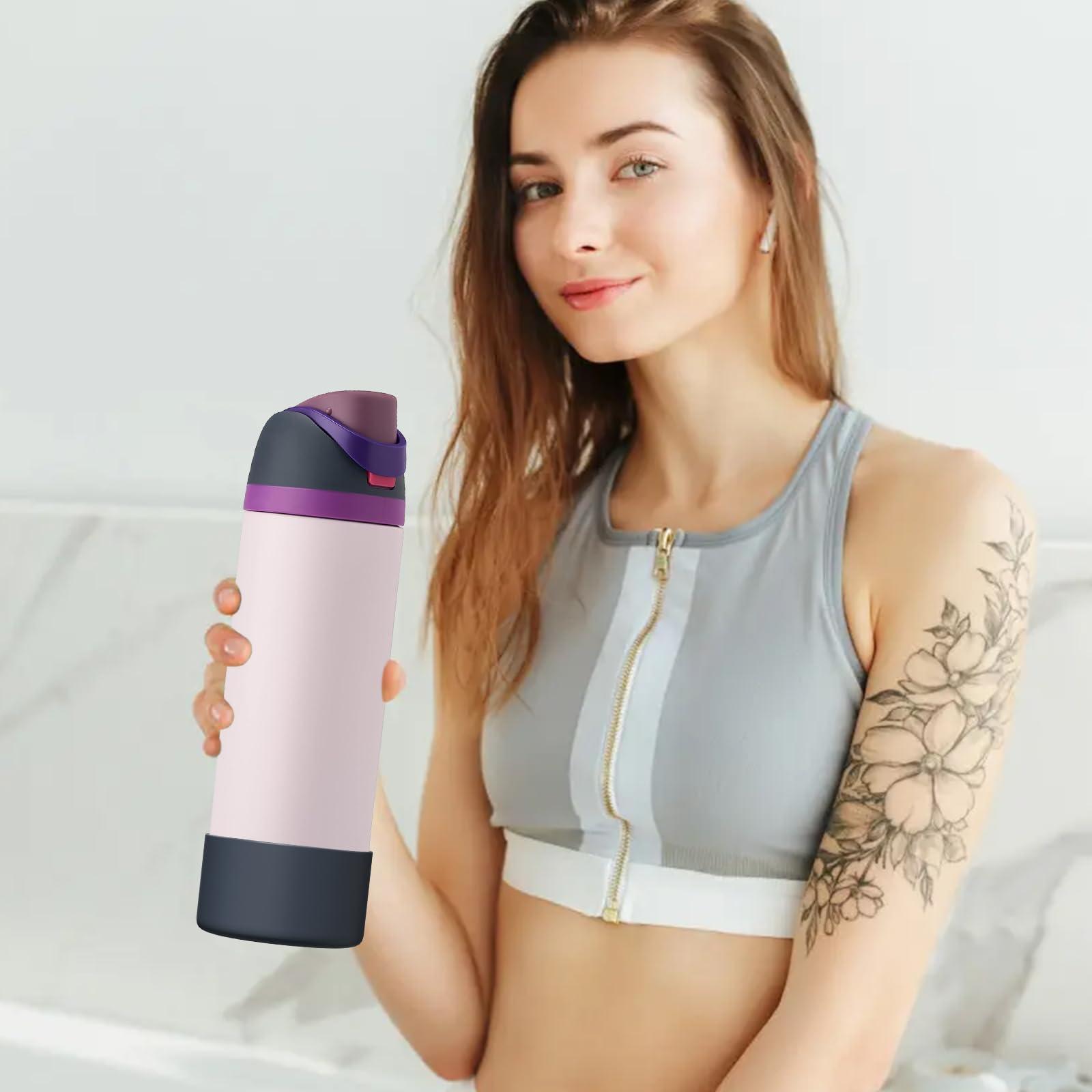 Affute Affute Silicone Boot for Owala Water Bottle 40 oz, Anti-Slip Protective Sleeve for FreeSip/Twist/Flip Water Bottles, BPA Free, Bottom Bumper Cover Protects Water Bottles from Scratches(Dark blue)