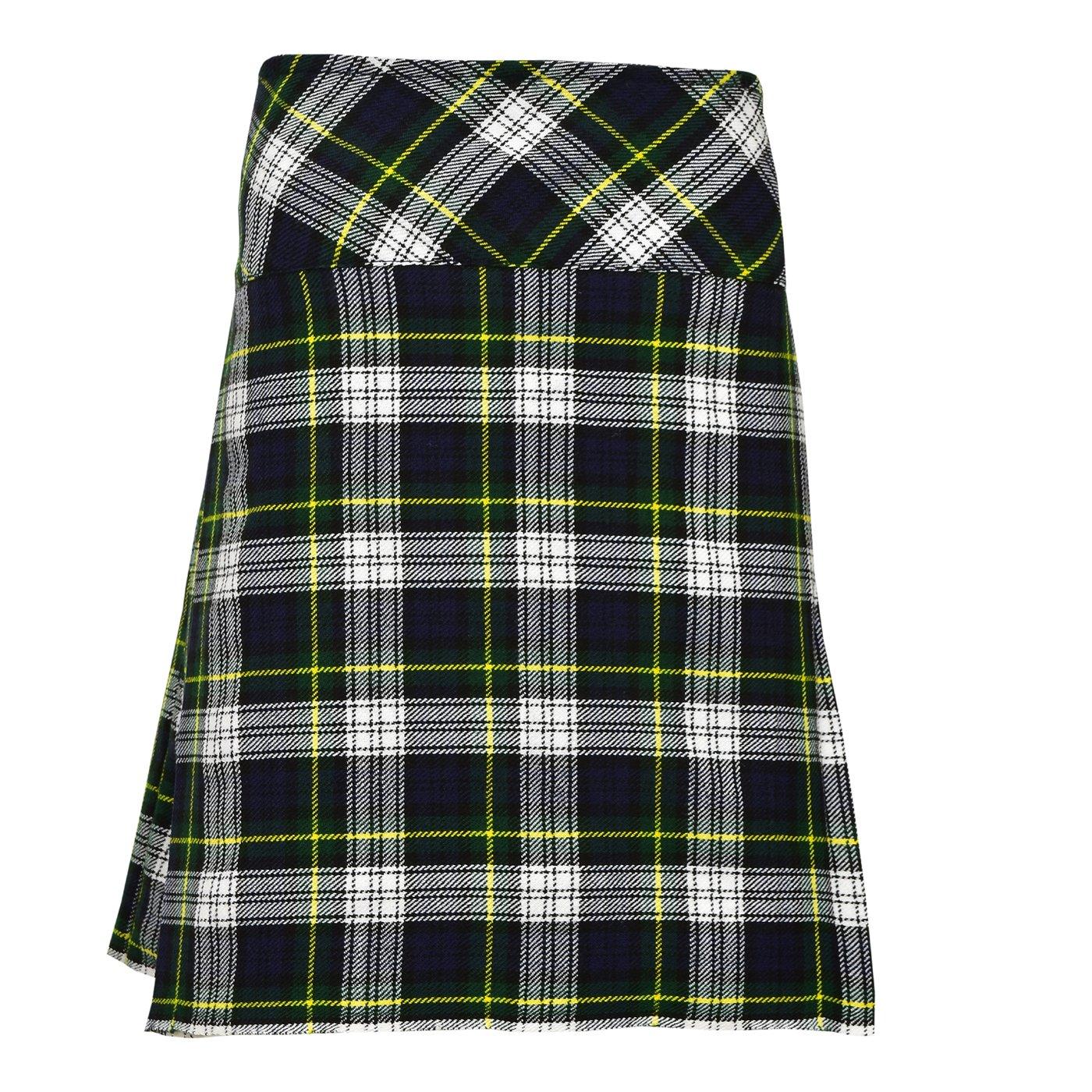 SHYNE Ladies Knee Length Kilt Skirt 20" Length Tartan Pleated Kilts - Dress Gordon (42")