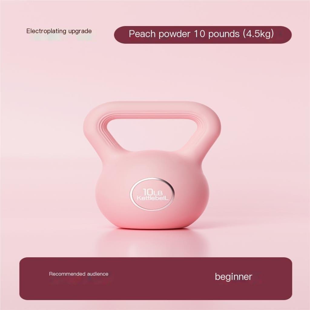 HAMEXLN HAMEXLN Kettlebell Dumbbell Set Ecological Fitness Home Dumbbells with Adjustable Weight Kettlebell Base Supports Kettle Weight Lifting Dumbbells, 2.5 kg, Pink