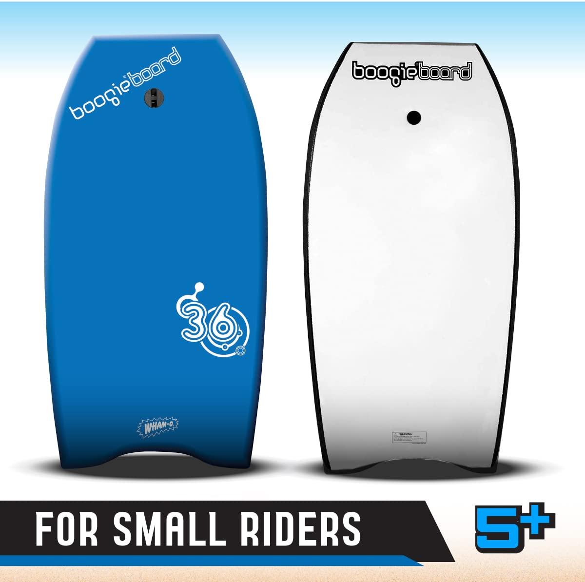 Wham-O BoogieBoard 36 Bodyboard - Phuzion Core - XPE Deck - HDPE Bottom - Crescent Tail - Includes Wrist Leash