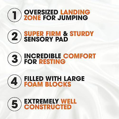 Cheer Collection Cheer Collection Crash Pad - Crash Pads for Kids Sensory with Washable Cover - Sensory Room Must Haves - Crash Mat (3\' x 4\' FT)