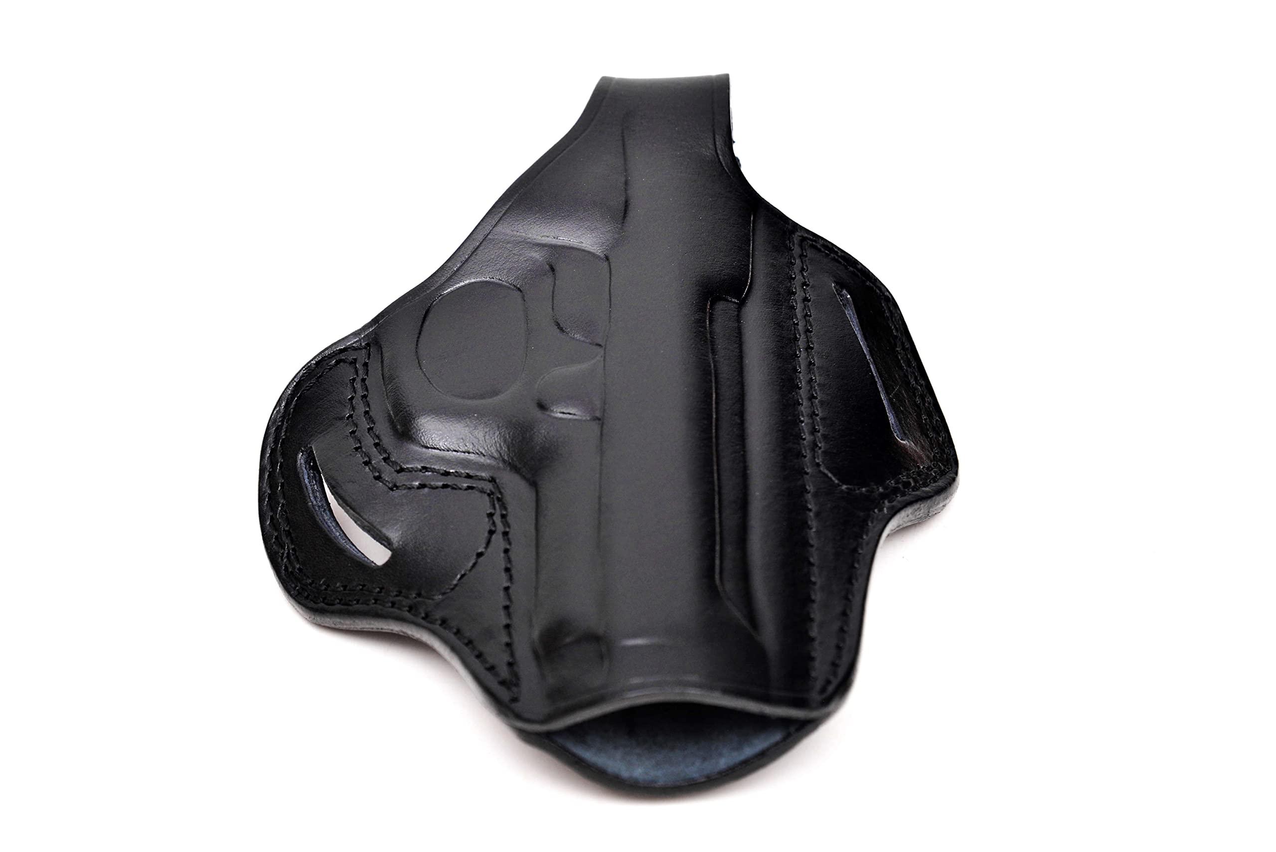 PulsarHolster Premium Leather Holster with Safety Lock for CZ 75D SP01 P01 P10S P07 Duty 2075 Rami Shadow 2, Handmade, Right Handed (Black, CZ P10S)