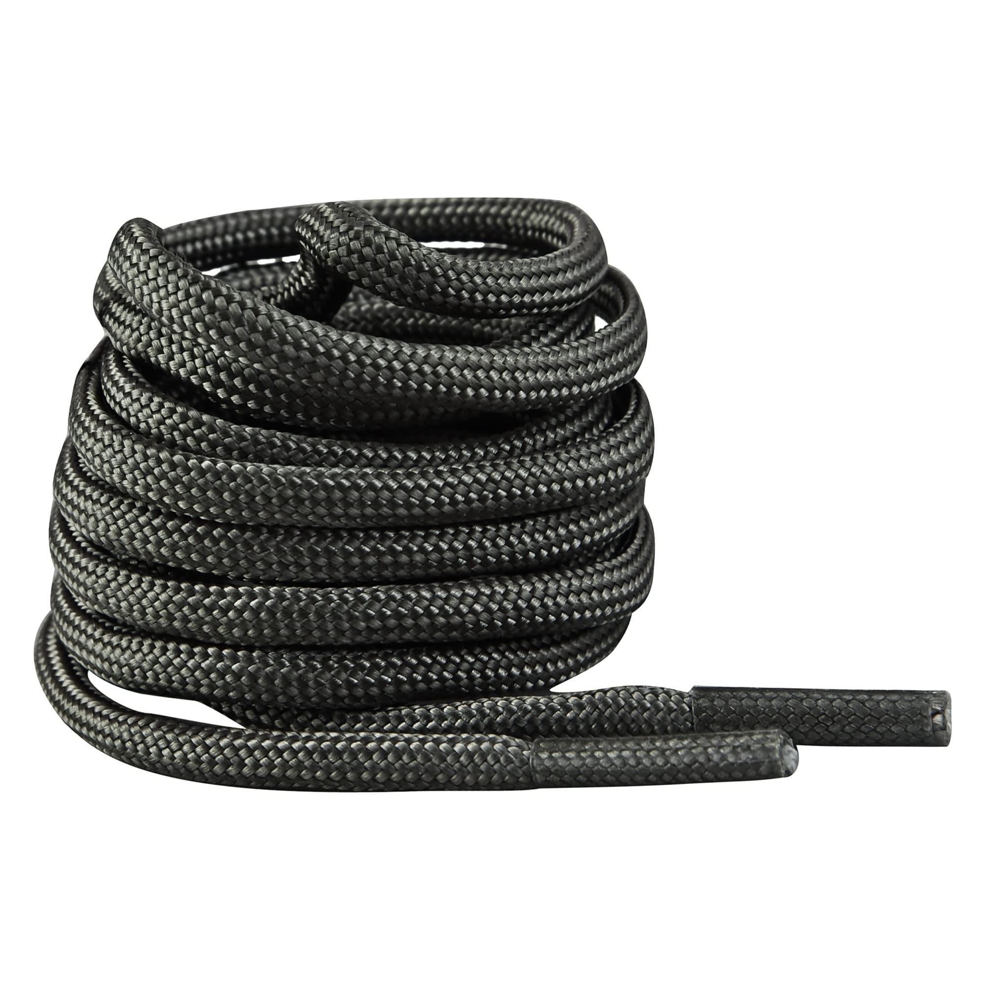 IRONLACE IRONLACE - Paracord 550 Laces Type III, Heavy-Duty, Universal Boot & Shoe Laces, Stretchable Nylon, 550-Pound Breaking Strength, Foliage Green, 9/64 Inch (3.5mm) Tip Diameter, 63-Inch, 1-Pair