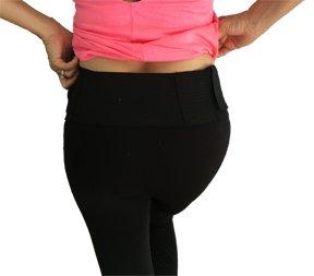 AlphaHolster AlphaHolster Women's Side Draw Belly Band Gun Holster with Dual Magazine Holster, Left or Right Hand Draw Concealed Carry (X-Large Black)