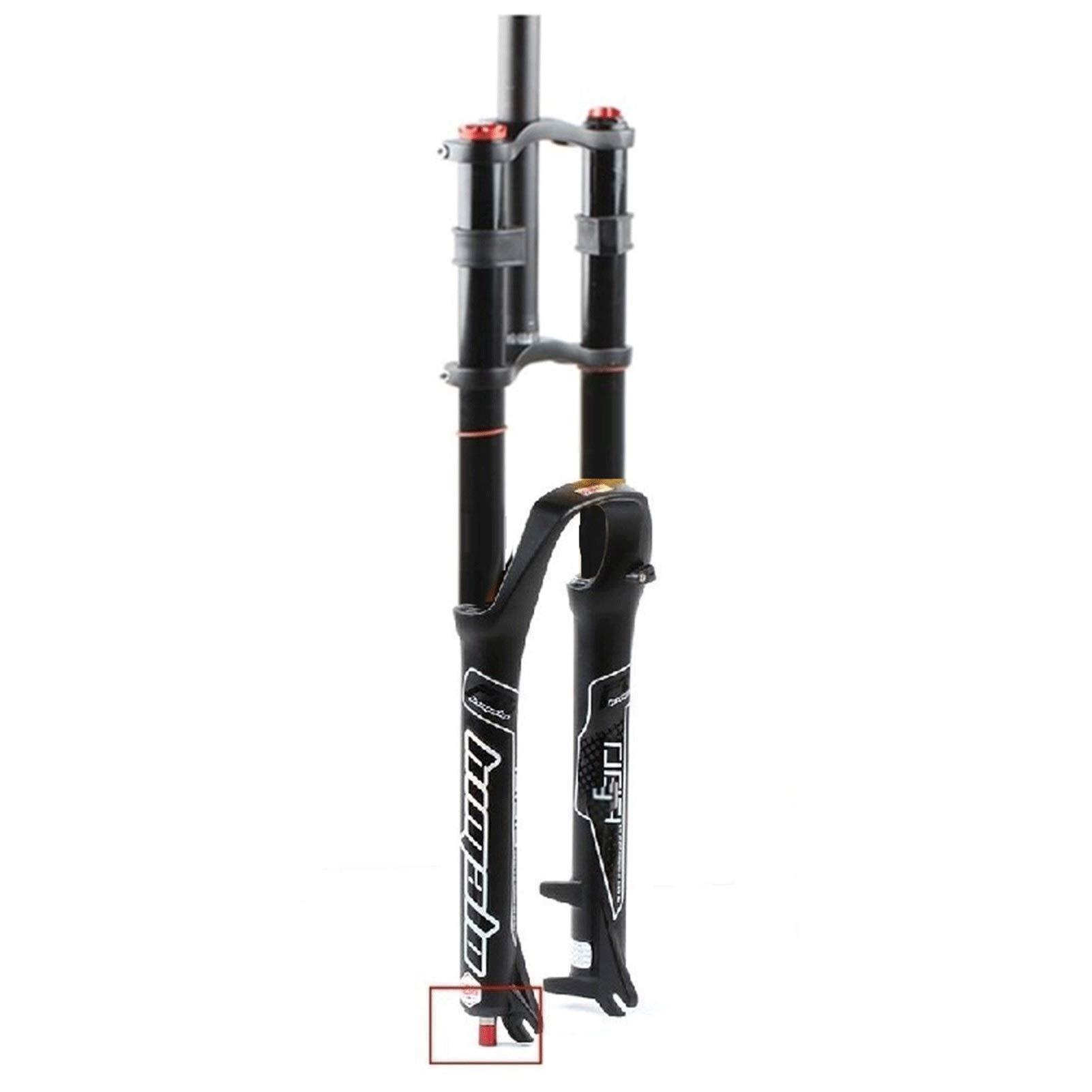 RUJIXU RUJIXU 26 27.5 29 Inch MTB Bike Suspension Fork Travel 135mm Downhill Fork Rebound Adjust Double Shoulder DH Air Straight 1-1/8 Ultralight Bicycle Shock Absorber Delivery from USA
