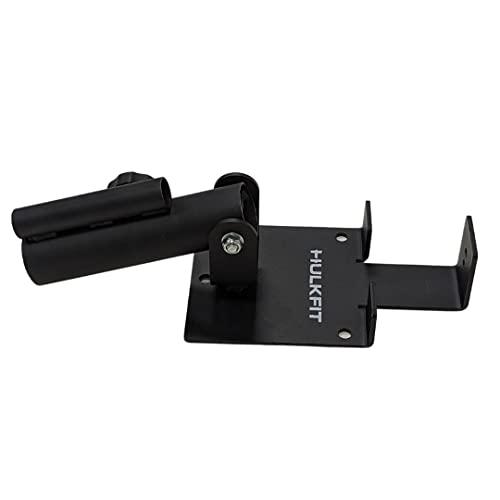 HULKFIT HulkFit T Bar Row Platform Attachment Accessory 360 Degree Swivel Action for Sport, Pro, and Elite Power Cage Squat Rack, Black
