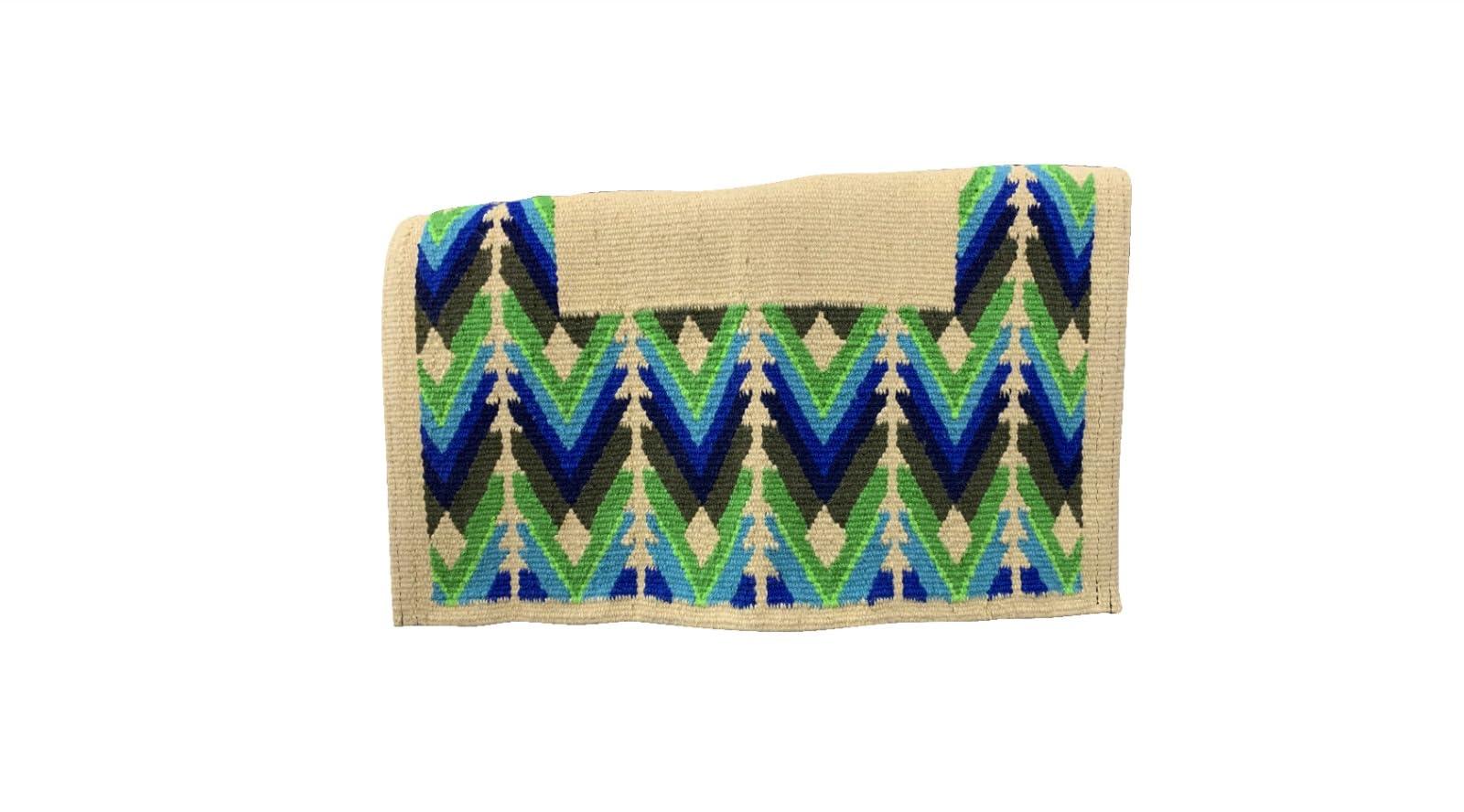 EQUINE OVERSEAS EQUINE OVERSEAS Western Saddle pad Saddle Blanket 100% New-Zealand Wool Ranch Pad (34"X38") Ranch