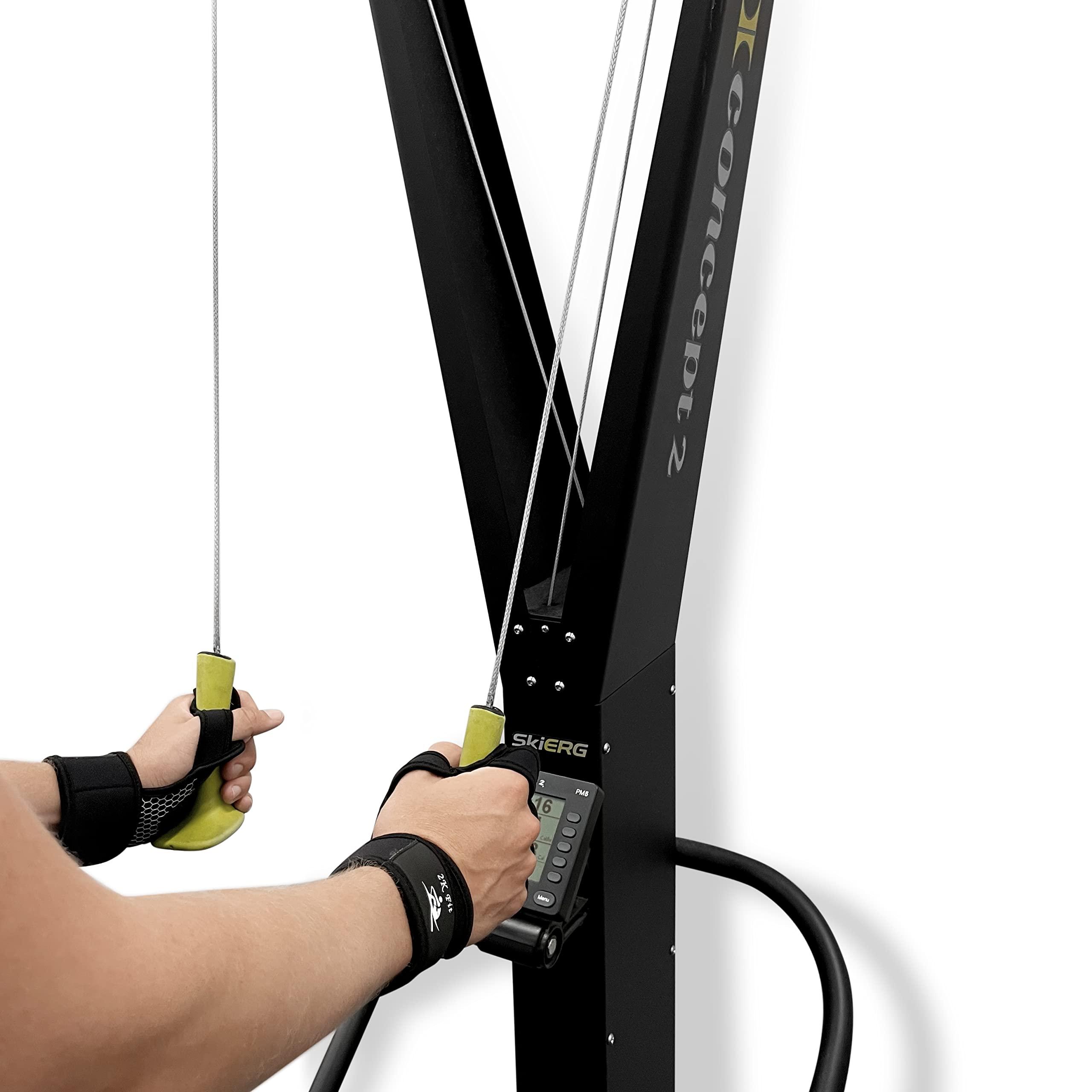 2K Fit 2K Fit Rowing Machine Gloves (Large)- Rowing Grips Perfect for The Rowing Machine, Erging, Sculling, Crew, Kayak, Canoe, Weightlifting, and Gym Workout