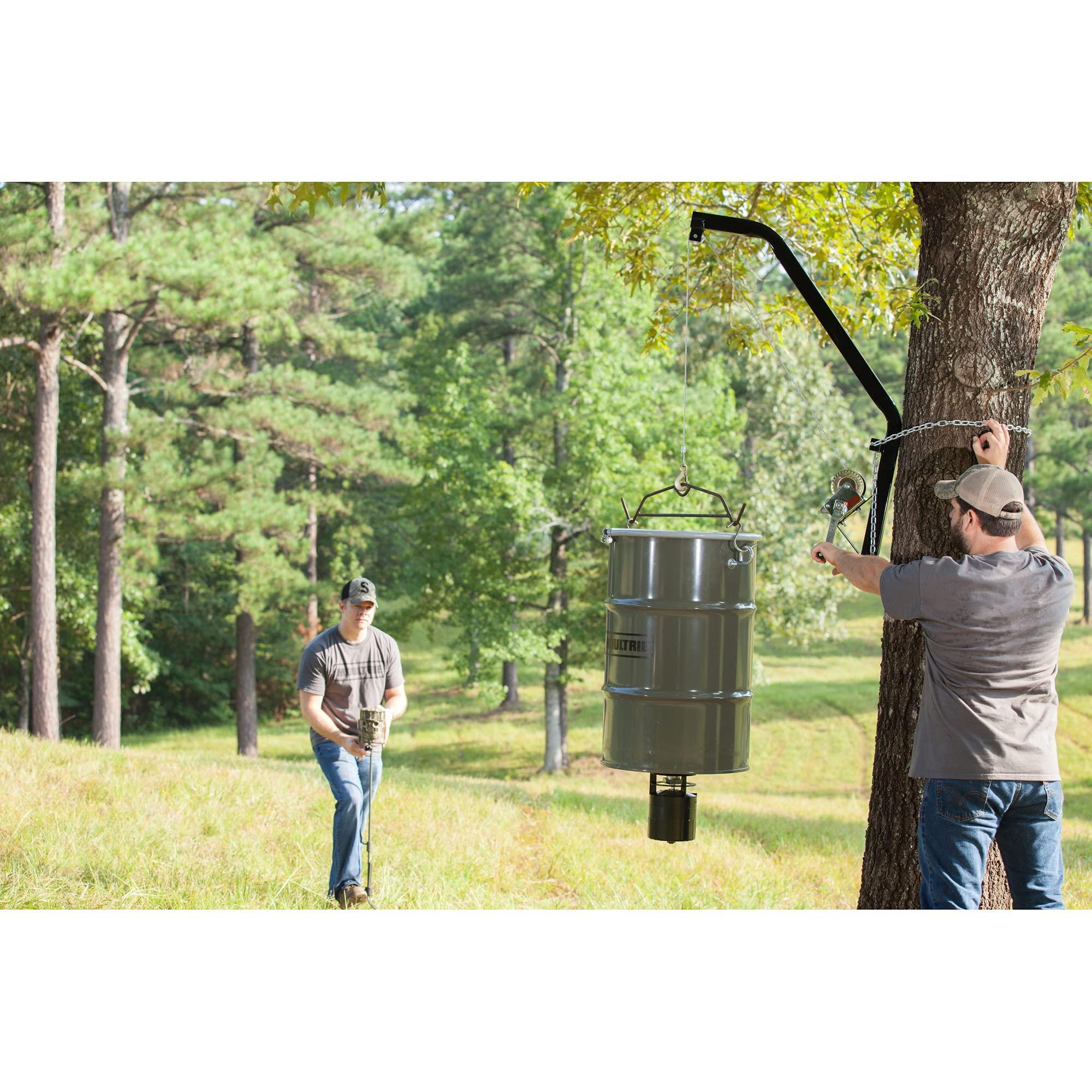 Moultrie Moultrie Hanging Feeder Hoist | Chain-and-Bracket Design | 300 lb. Capacity