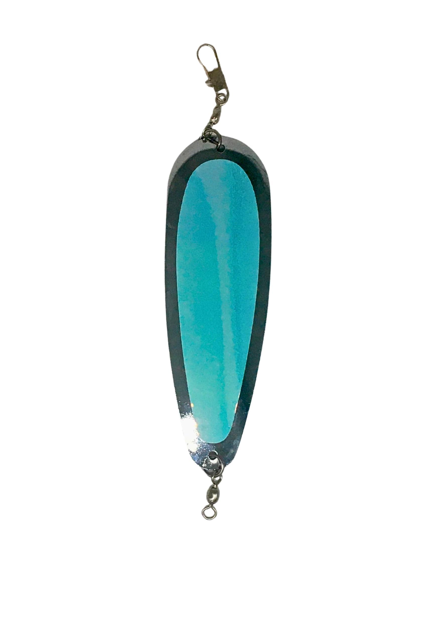 KOKOPROS KOKOPROS Kokanee Salmon Fabulous Five Finished Teardrop Fishing Flashers, 5-1/2" Length, Chrome, Multicolor 5 Pack - Salmon Fishing Tackle - Durable Metal Construction - Hyperglow Finish