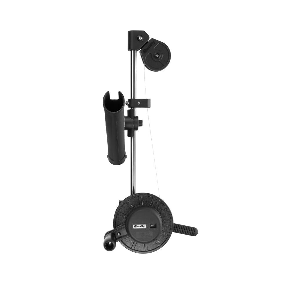 Scotty Scotty #1050MP Depthmaster Manual Downrigger, Display Packed w/ Rod Holder & Clamp Mount