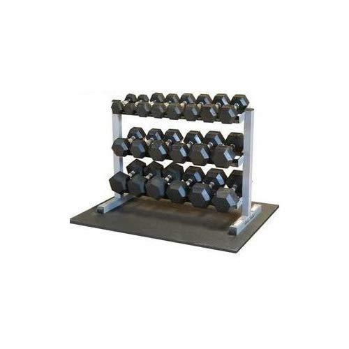 American Floor Mats American Floor Mats Ultimate Stand-Alone Gym Mats Solid Black 4\' x 10\' - 1/4\" Thick