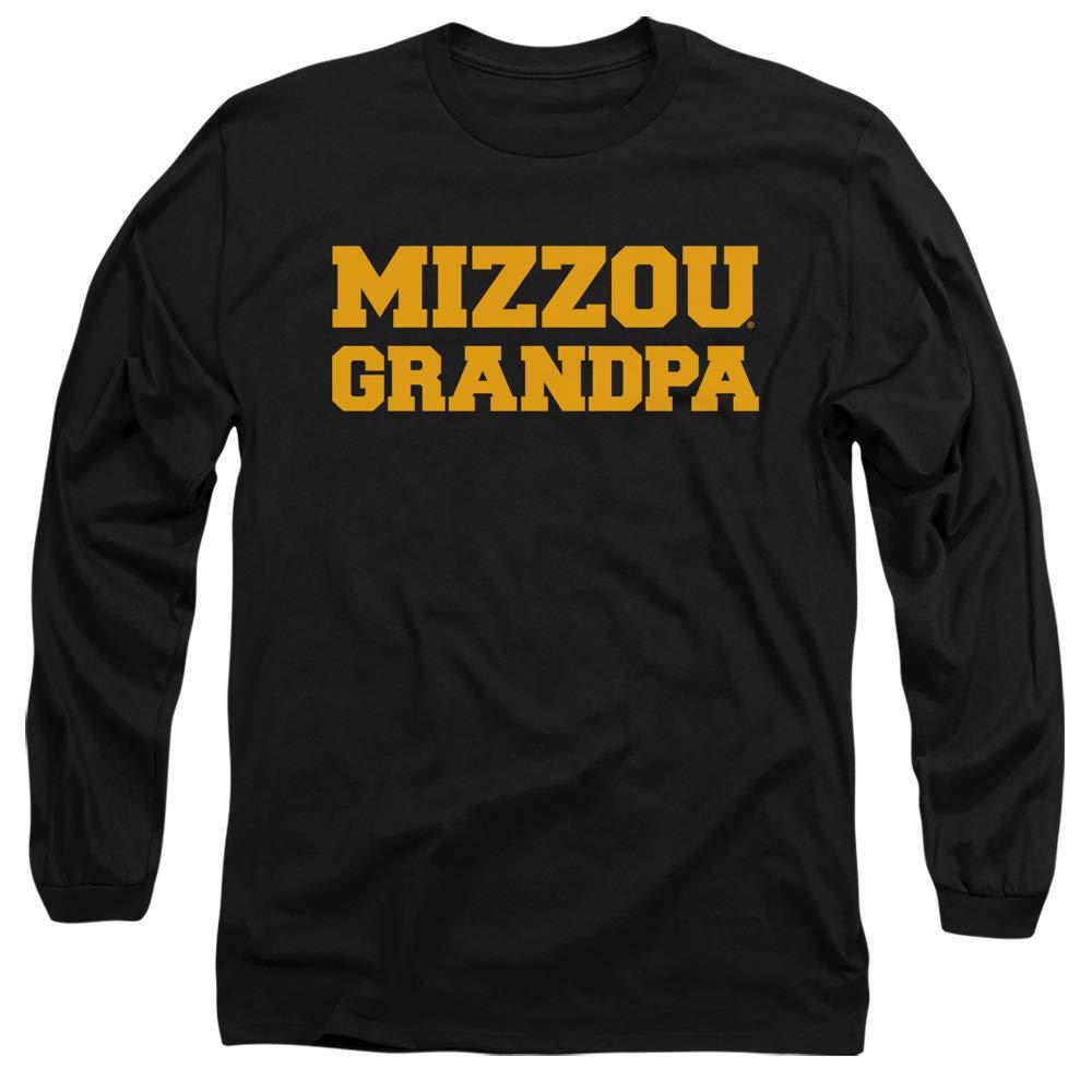 University of Missouri University of Missouri Mizzou Official Grandpa Unisex Adult Long-Sleeve T Shirt,Black, Medium
