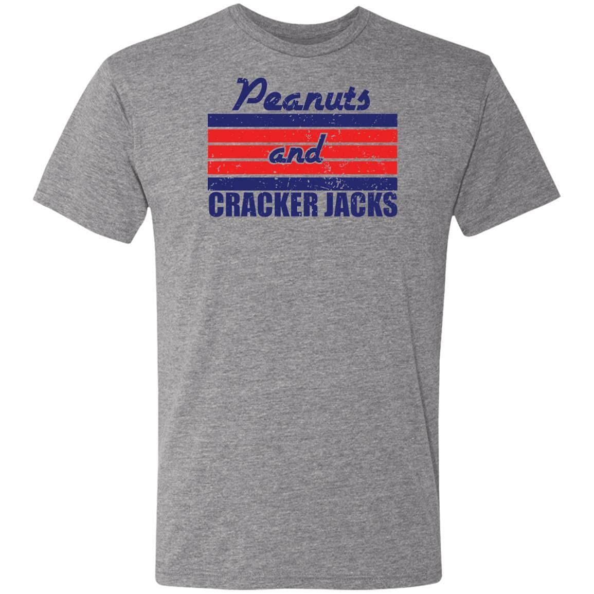 ThirtyFive55 Peanuts and Cracker Jacks Tri-Blend Tee Heather White M