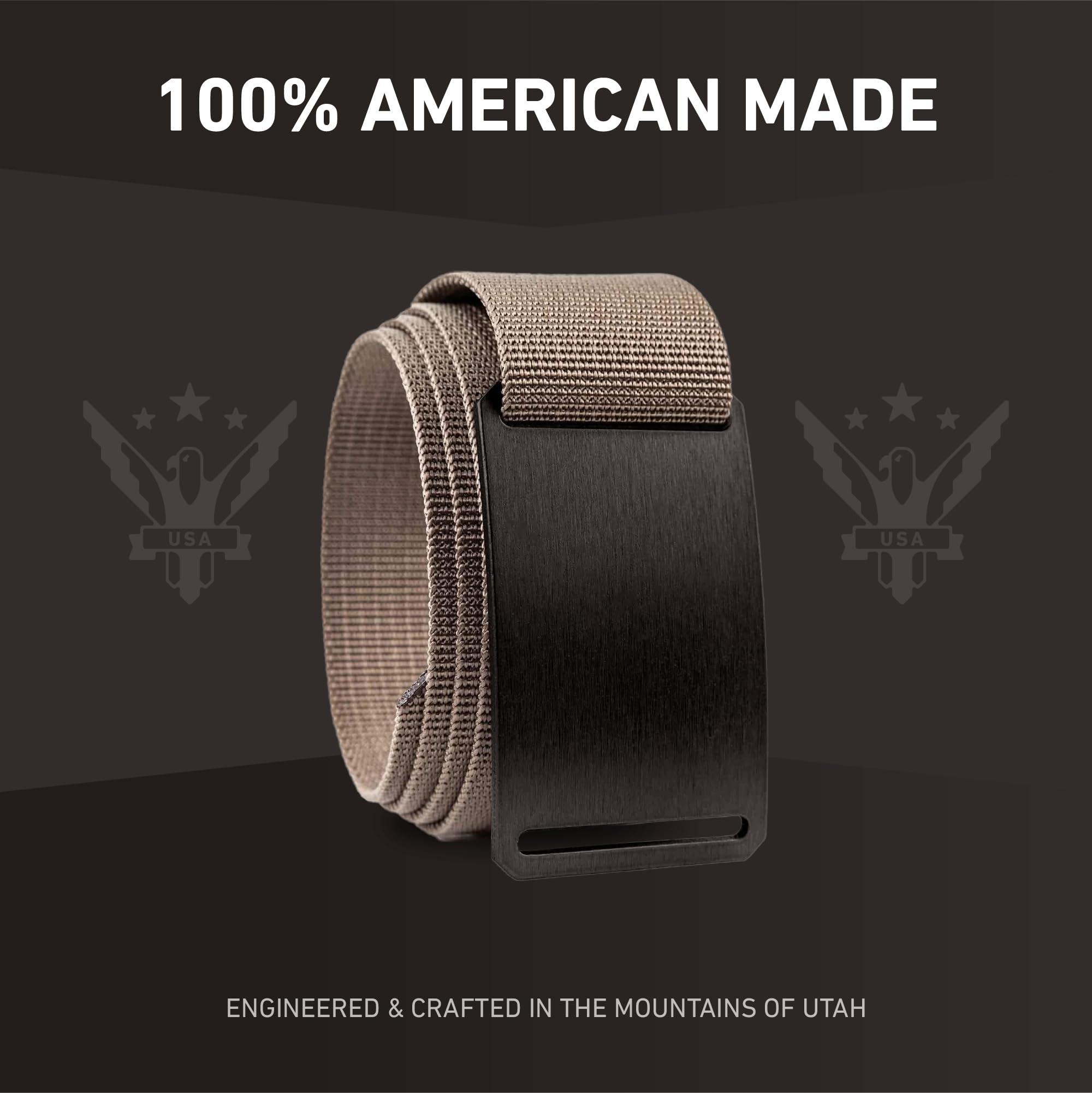 GRIP6 GRIP6 Ninja Belt: Durable Belts for Men & Women, Versatile Nylon Tactical Belt for Work, Golf, Casual & Outdoor Use