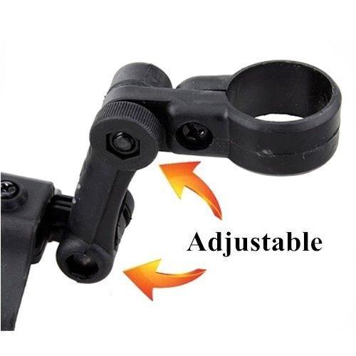 BlueSunshine WIROJ BlueSunshine Adjustable Road Mountain Bike Bicycle Cycling Tire Front/Rear Mud Guards Mudguard Fenders Set (Blue + Black)