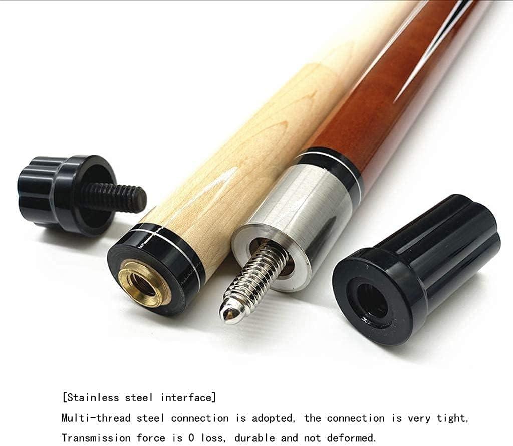 sxysdkjco sxysdkjco Pool Cue Billiard Cue 1/2 Section Handcraft Snooker Carbon Fiber Cues, Maple Pool Cues are Handcrafted and Finely Crafted for Professionals,9.5Mm 240312(Color:A,Size:9.5mm)
