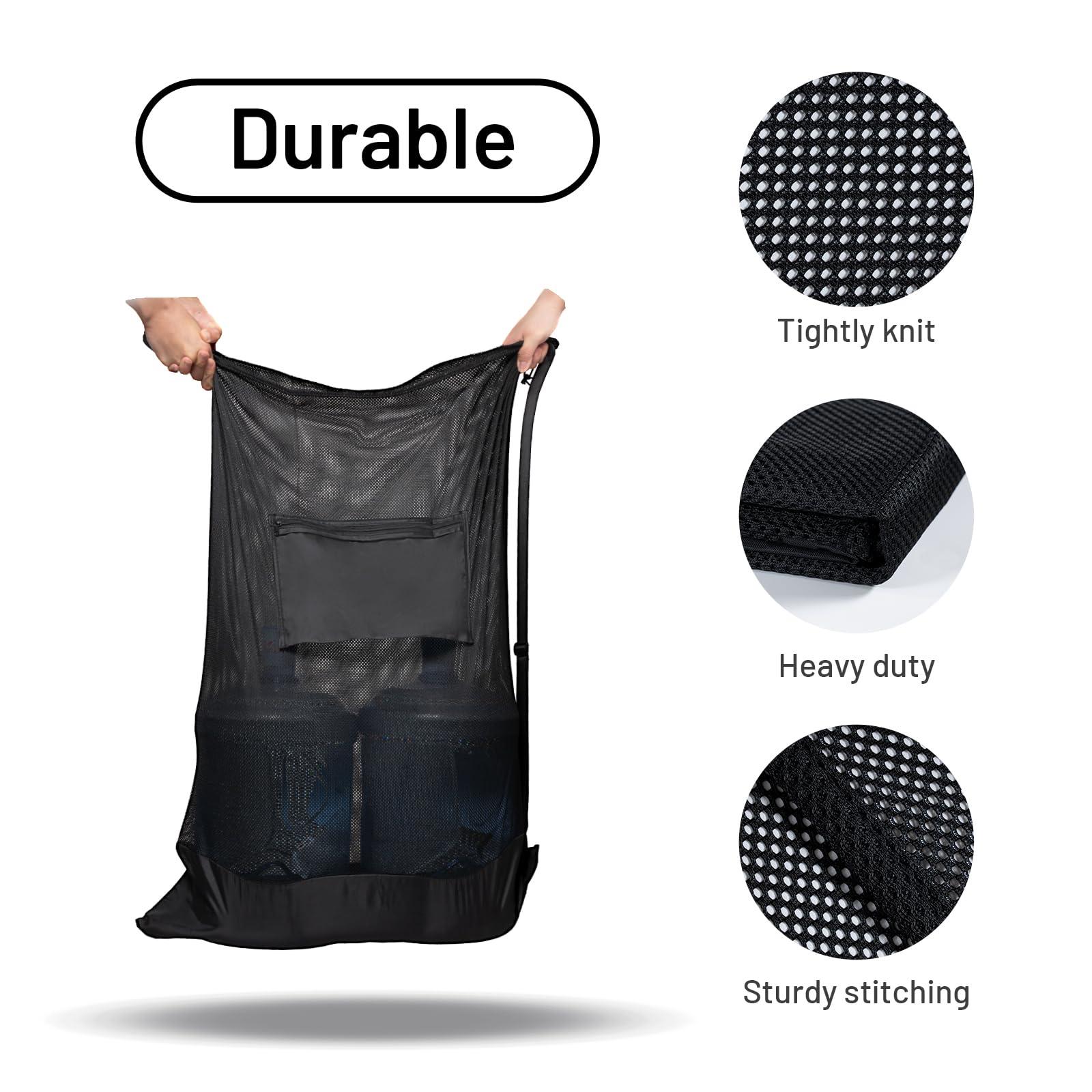 OrgaWise OrgaWise Thickened Extra Large Soccer Ball Bag Tested to Hold over 75 lbs (30"x40"/76x102cm)