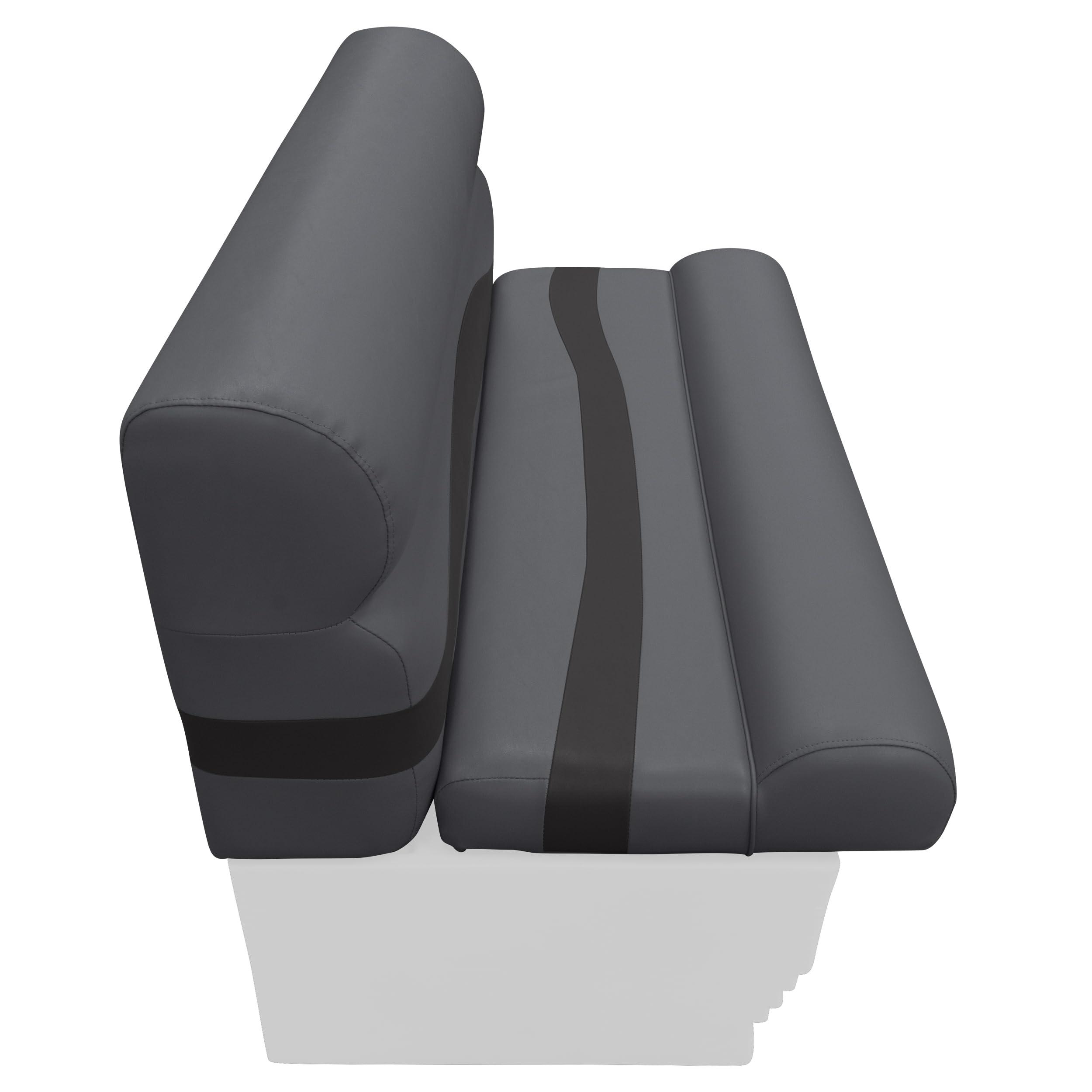 Wise Wise BM1145-1890 Premier Series Pontoon 50" Bench Seat Cushion Set, Slate/Dark Neutral