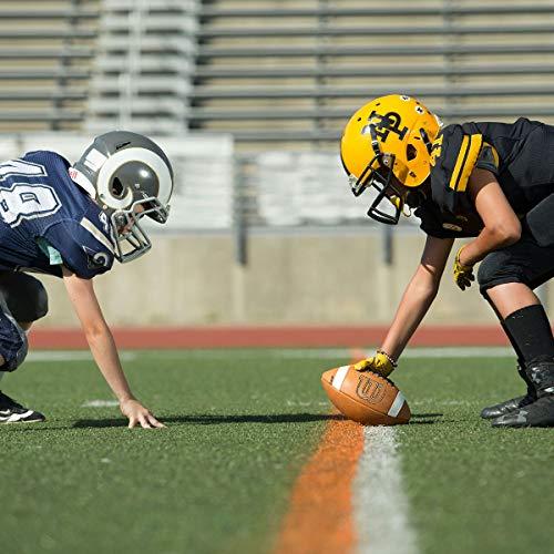WILSON Wilson GST Leather Game Football - Brown, Youth Size