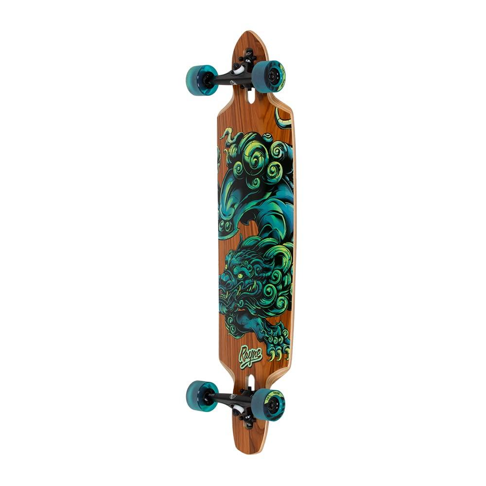 Rayne Rayne Longboards 2019 Flight 38\'\' Drop-Through Cruising & Carving Longboard Complete, Multicolor, 38 Inch