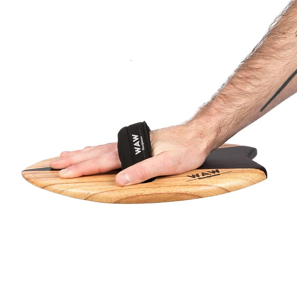 WAW Handplanes WAW TimberFish Bodysurfing Handplane, Handboard, Body Surf Plane, Hand Surfer, Hand Paddle, Sustainable Timber