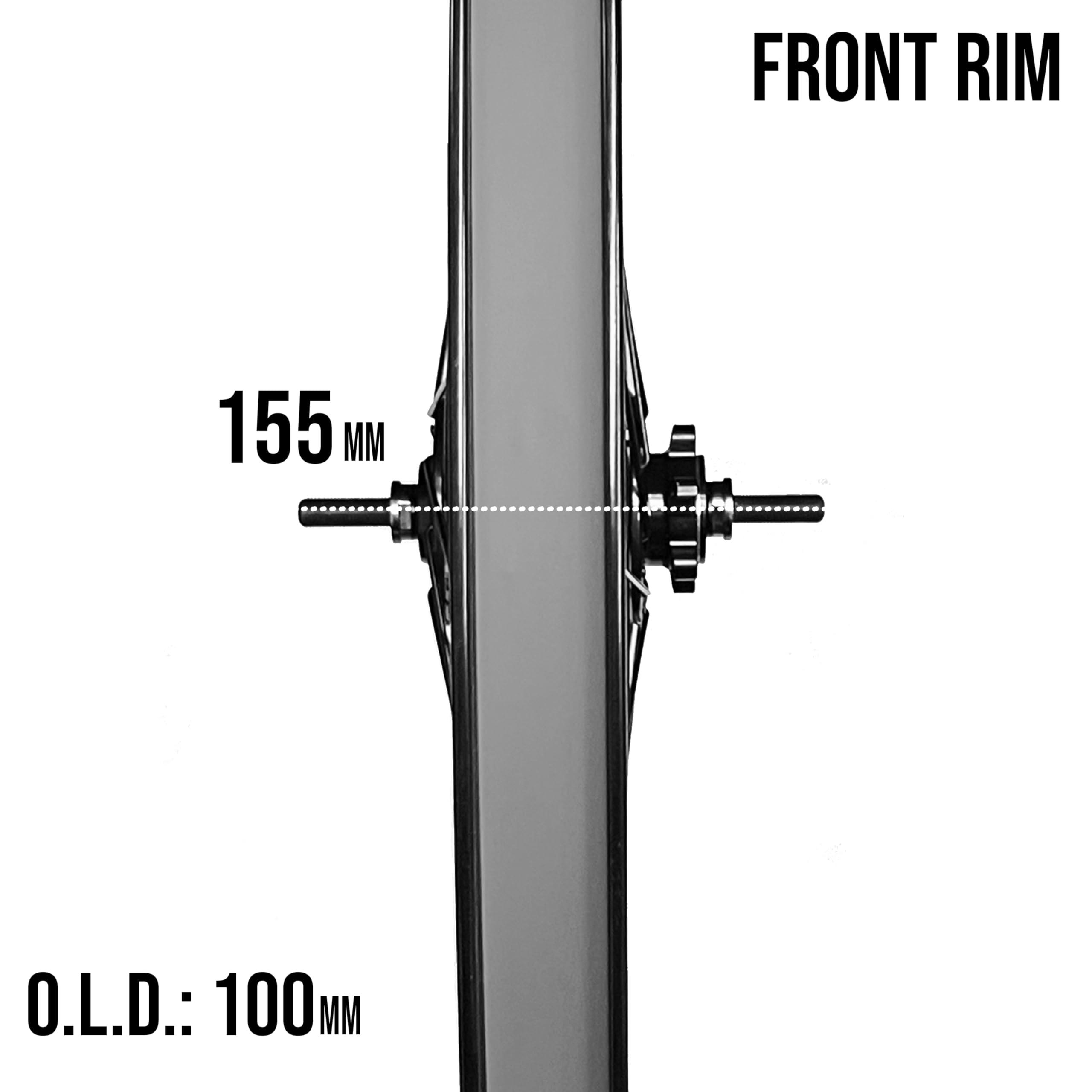 Throne Throne Cycles Wheelset 29 & XL 27.5 in Regular and 144 Styles. Some Have a disc hub Setup, While Others are Designed for V-Brakes. (Anodized Blue, 29" Disc)