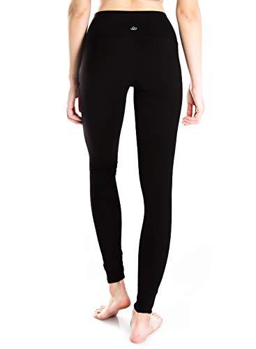 Yogipace Yogipace Petite Women\'s High Waisted Yoga Leggings Workout Gym Active Pants Hidden Pocket,25\",Black,Size XXL