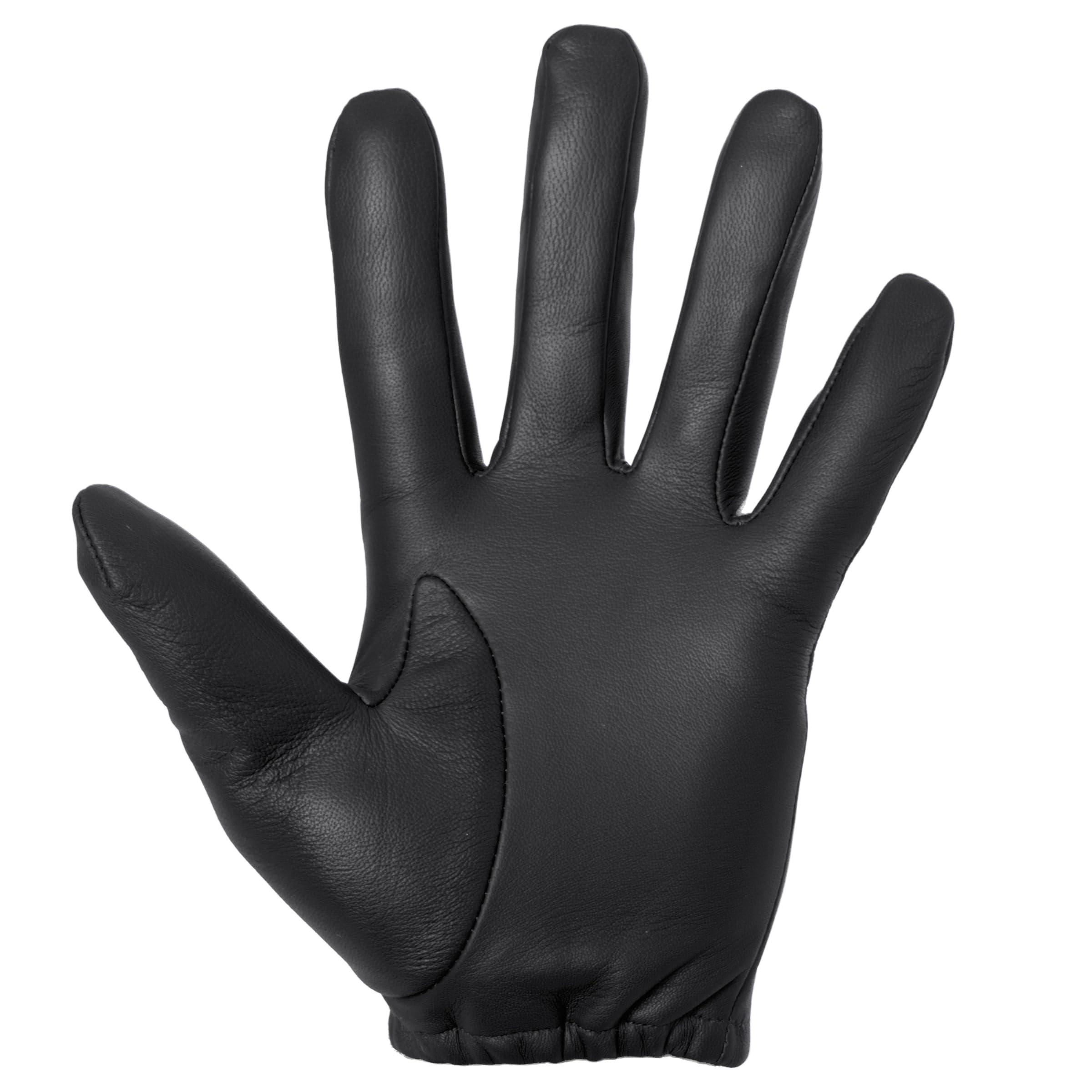 Tough Gloves Tough Gloves Patrol-X Ultra Thin Leather Gloves, TD301 Black Size 12