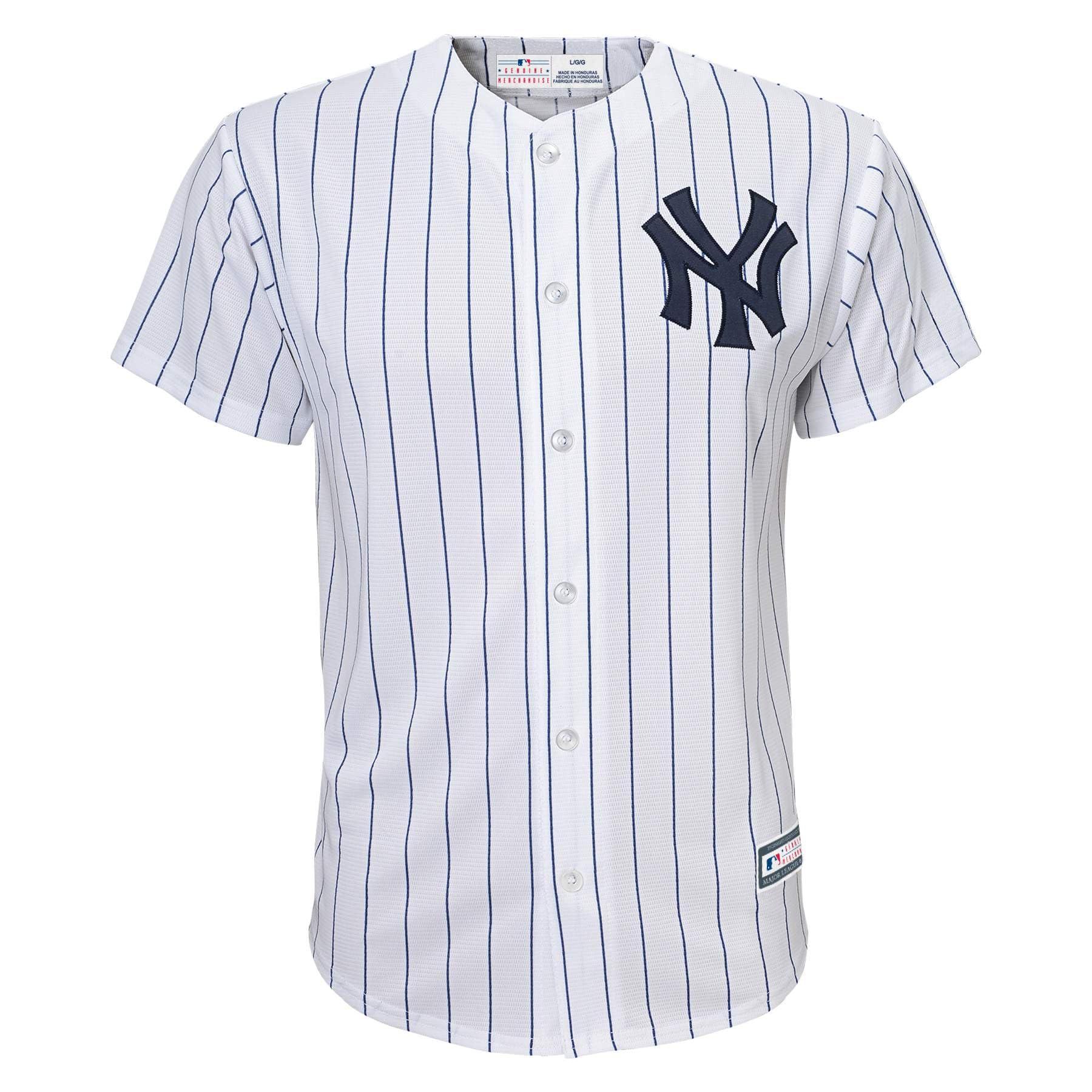 OuterStuff Outerstuff Aaron Judge New York Yankees MLB Kids 4-7 White Home Player Jersey (5-6)