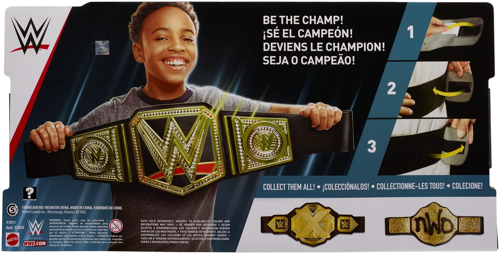 WWE MATTEL WWE MATTEL Championship Title Belt for 6 years and up