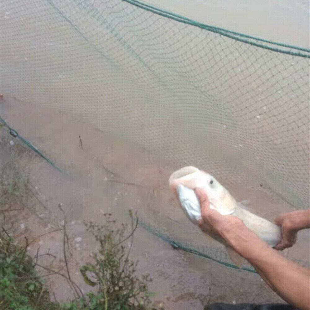 Gdrasuya10 65Ft Fishing Drag Net Beach Seine Bait Seine Nylon Mesh Fish Net Hand Made Net for Fishing 3 * 20M