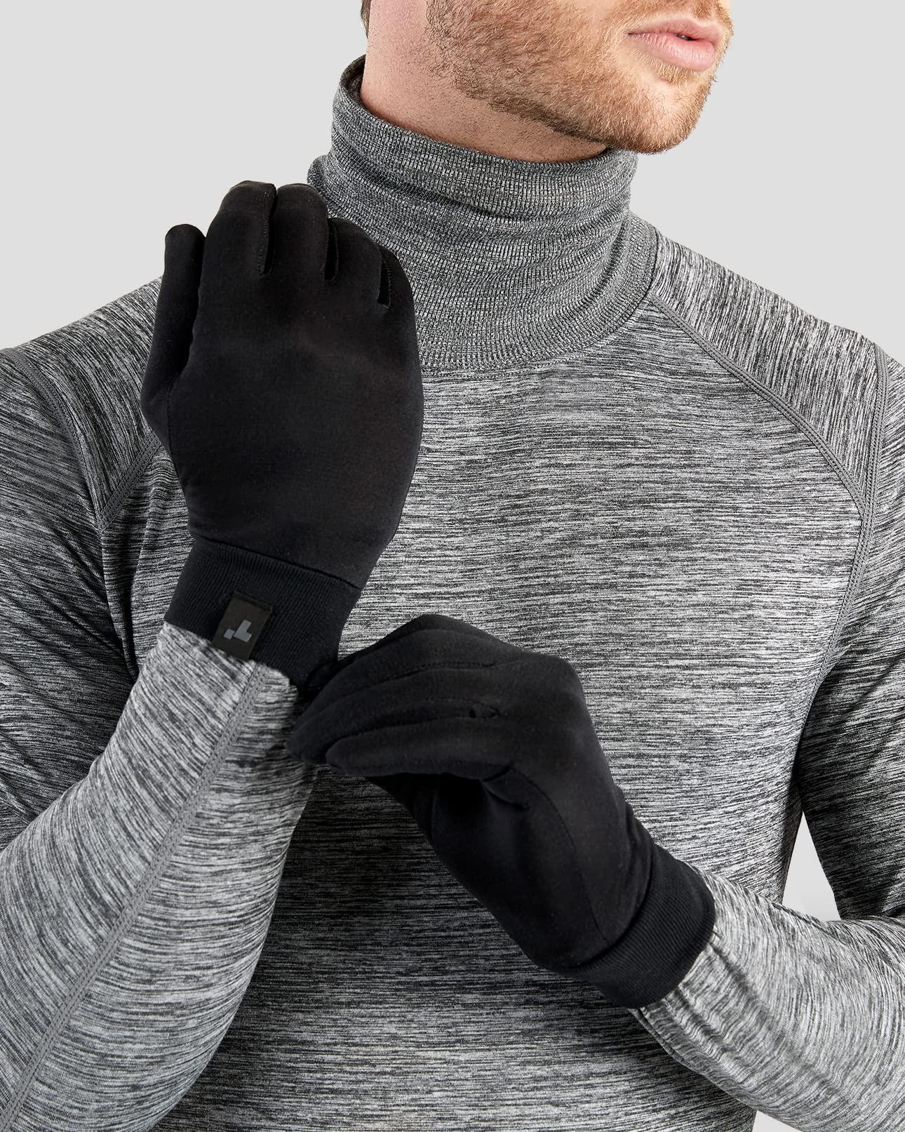 Terramar Terramar Adult Thermasilk Ultra-Thin Performance Liner Gloves, Black, X-Large (9.5-10), SL2107