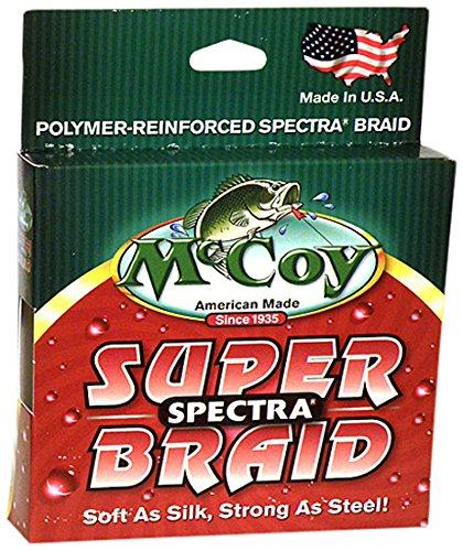 Mccoy Fishing McCoy Fishing Super Spectra Braid Fishing Line, Mean Green, 150-Yard/50-Pound