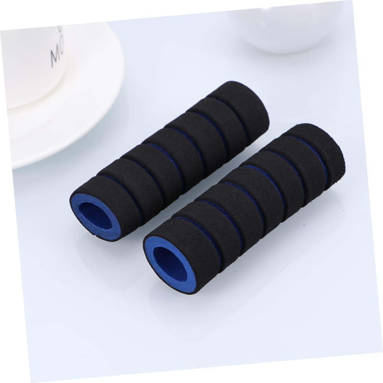 KOMBIUDA KOMBIUDA 2pcs Non-Slip Handlebar Grips for Bikes Ergonomic Sponge Covers Comfortable and Fits Standard Handlebars for Mountain Road and Electric Bikes