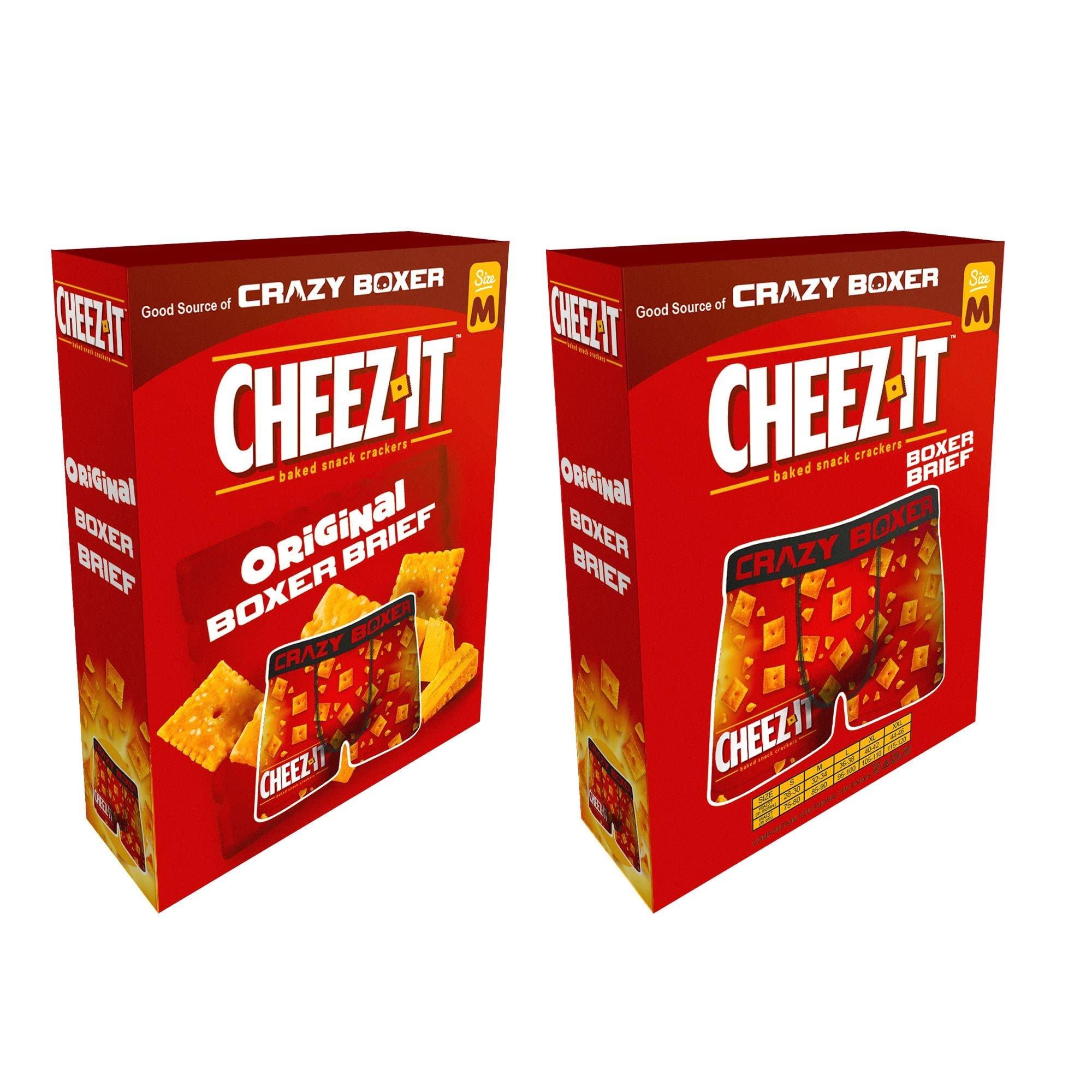CRAZYBOXER CRAZYBOXER Men's Underwear Kellogg's Cheez-It Stretch Breathable Boxer Brief Anti-irritation