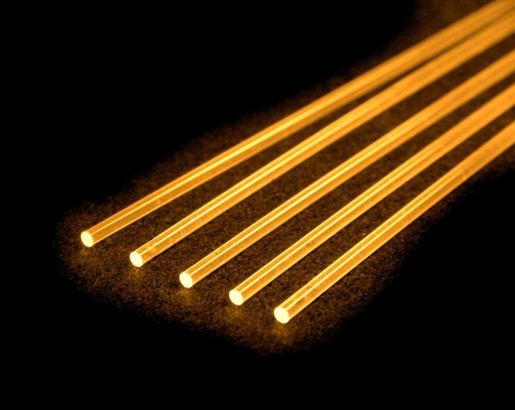 Nanoptics Nanoptics Ultra Super Flex Replacement Bowsight Fiber 12" (Pack of 5) - 0.010" Yellow