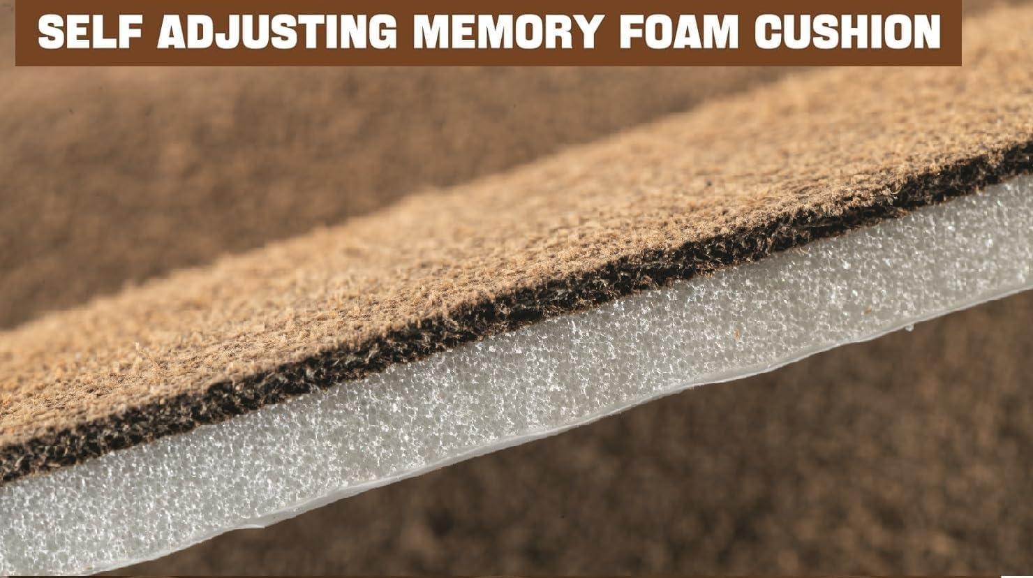 pedag pedag Supra | German Handmade Shoe Tongue Pads | Soft Suede Leather and Memory Foam Shoe Padding | Solves Loose Shoes Problem | 1 Pair, Small/Medium Size