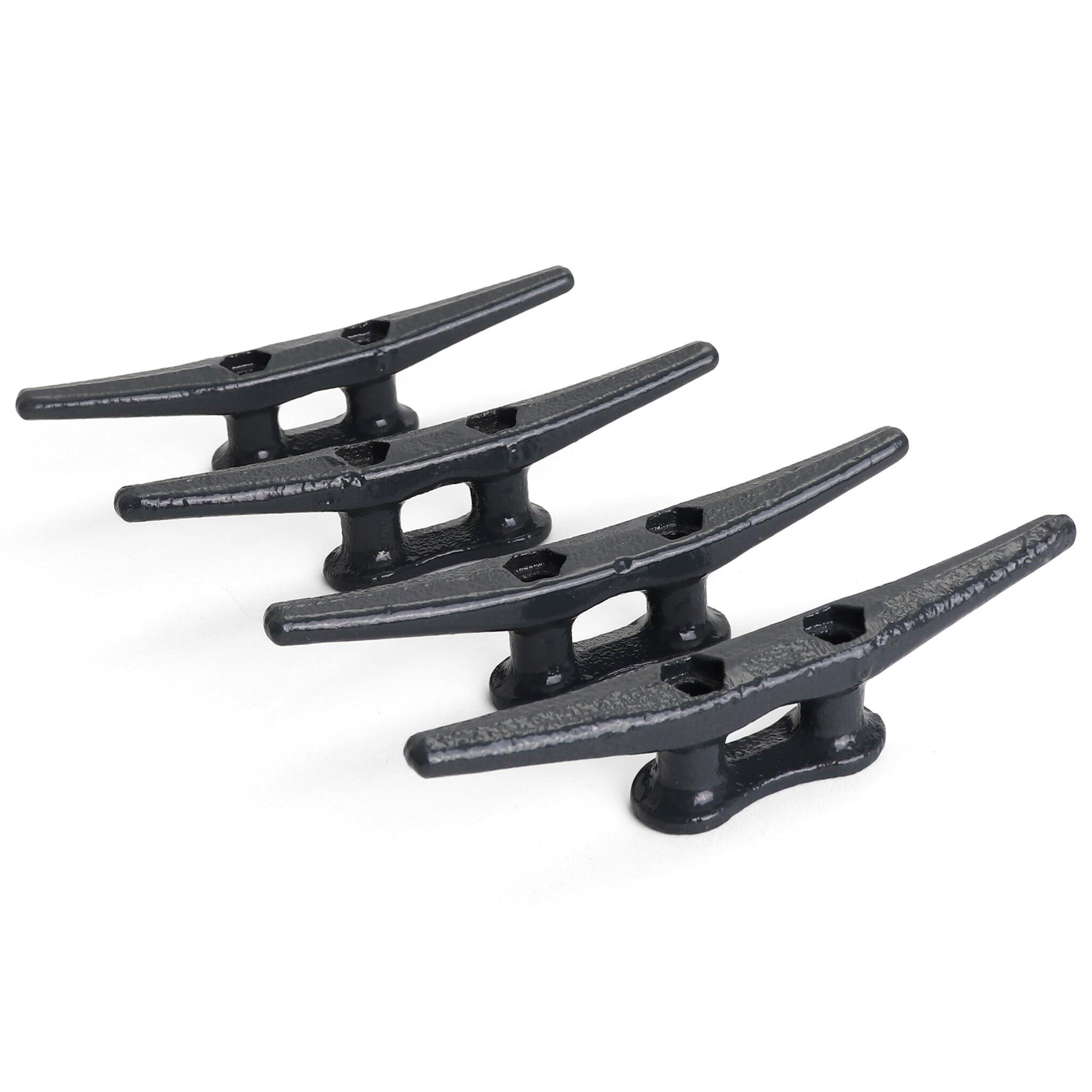True Atlantic True Atlantic Dock Cleats - Cleats for Maritime, Coastal, and Beach Decor - (Baltic / 5.75\" / 4 Pack)