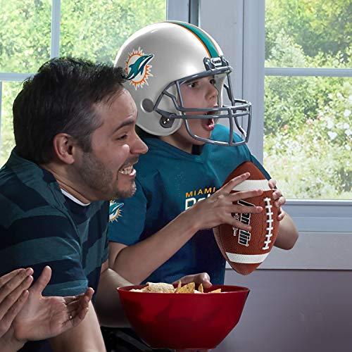 Franklin Sports Franklin Sports Miami Dolphins Kids Football Uniform Set - NFL Youth Football Costume for Boys & Girls - Set Includes Helmet, Jersey & Pants - Medium