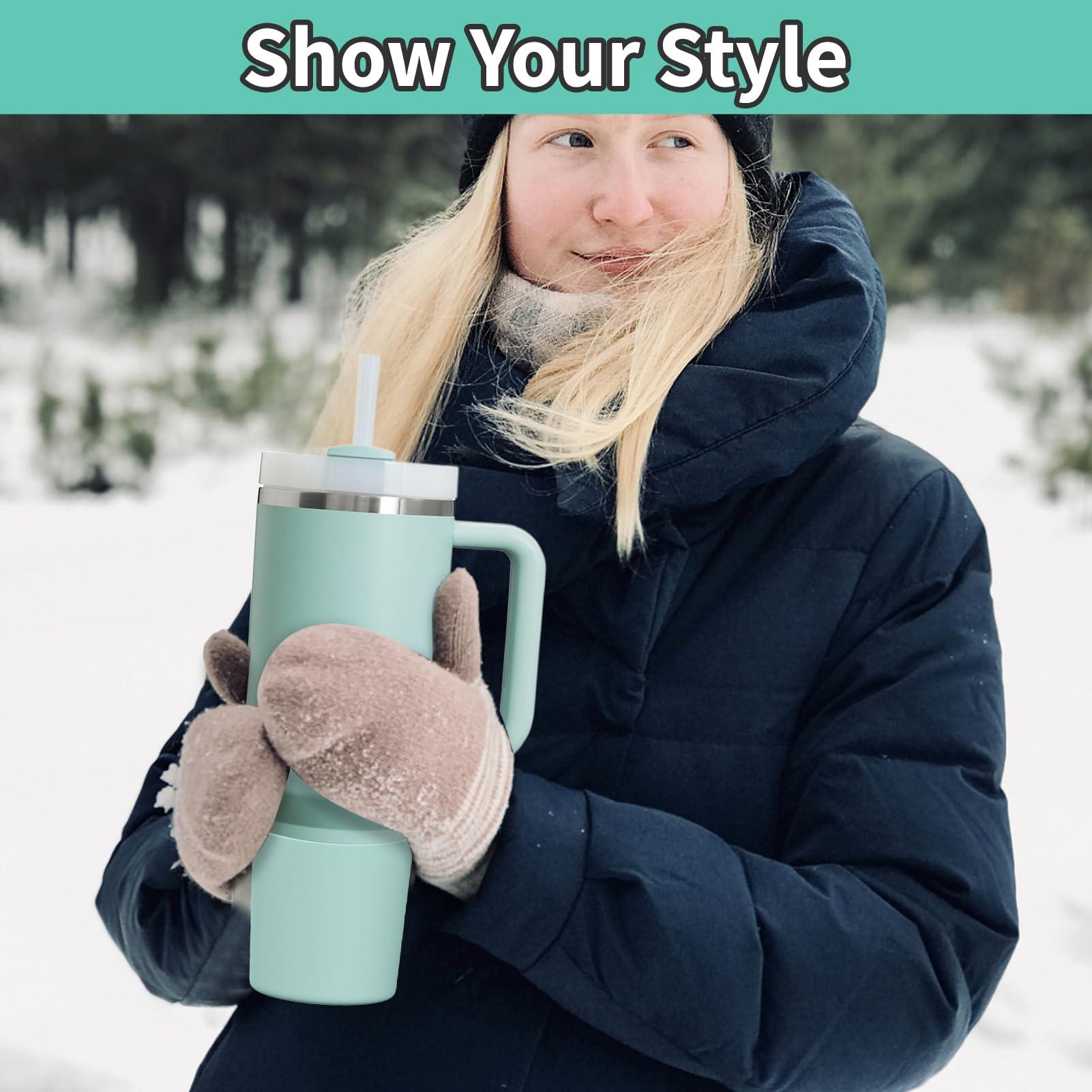 WUQID WUQID Higher Silicone Boot Compatible with Stanley Quencher H2.0 40oz 30oz 20oz & IceFlow Flip 30oz 20oz,Fit Same Diameter 20oz-40oz Tumbler Cups Anti-Slip Bottle Bottom Sleeve Cover