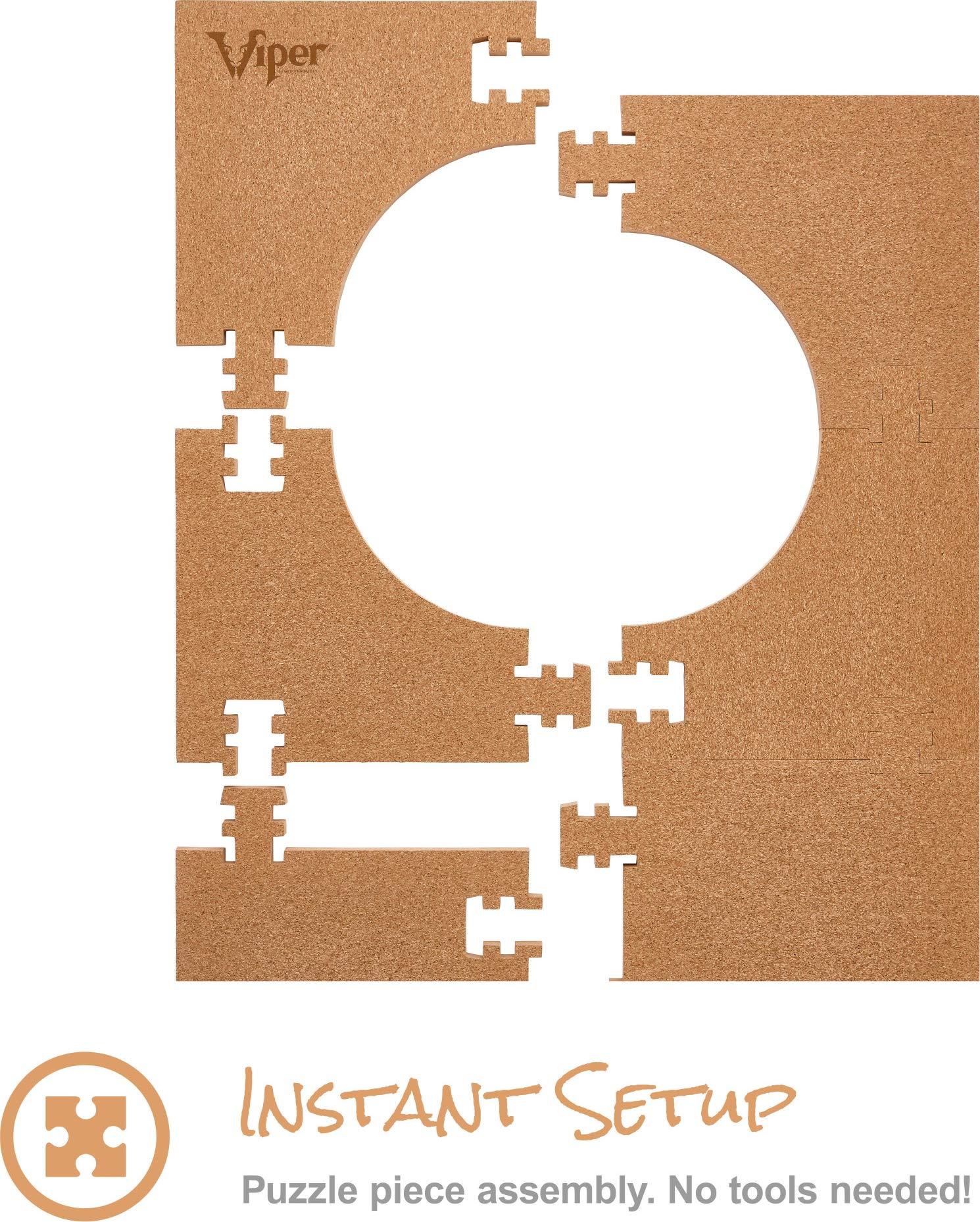 Viper Viper by GLD Products Wall Defender III Dartboard Surround Cork, Tan