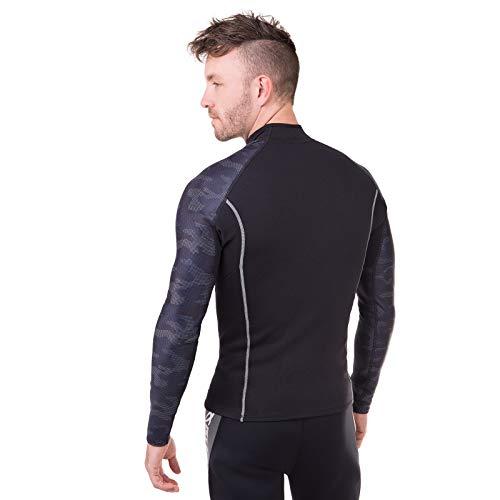 IST IST 2mm Neoprene Wetsuit Shirt | Rashguard Top for Surfing, Diving and Kayaking (Medium)