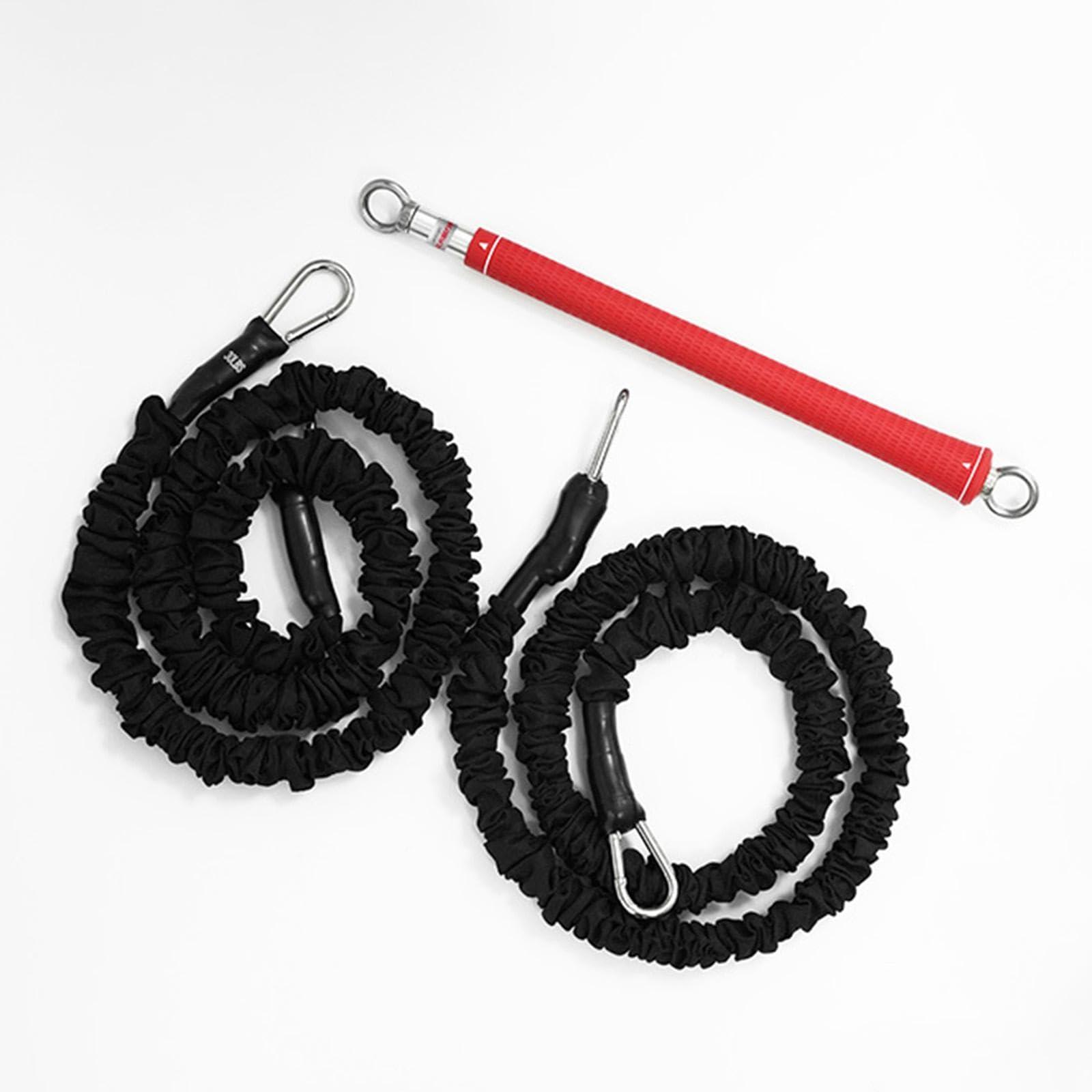 NineFit Basics NineFit Basics Golf Rope Swing Trainer,Golf Swing Training Aid for Posture Correction, Golf Wrist Training Golf Swing Practice Equipment Tool for Golf Lover Golf Accessories (Black)