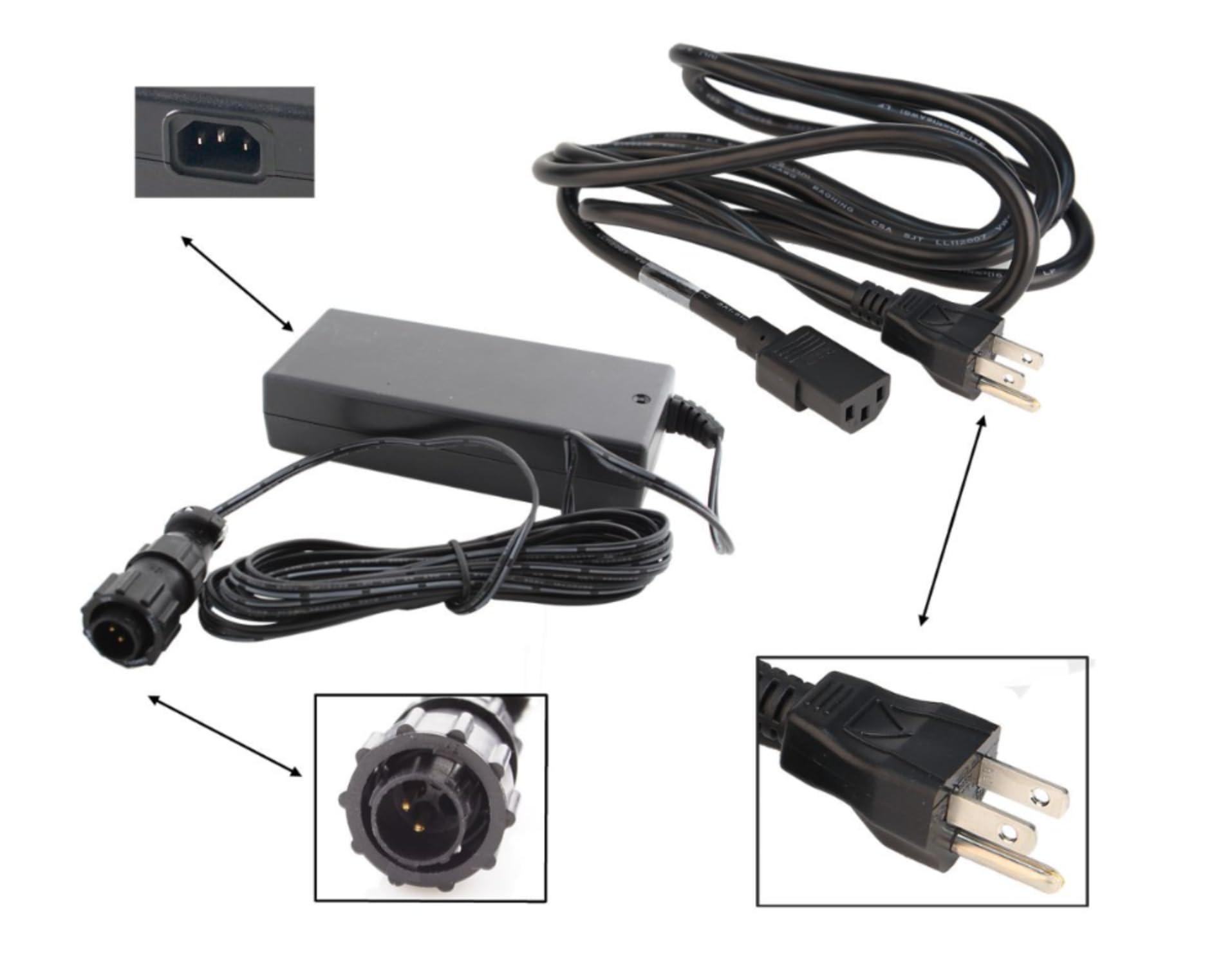 TreadLife Fitness Power Supply (110V, 2-Pin) - Replacement for StairMaster (SM24381) - Exact Models Listed
