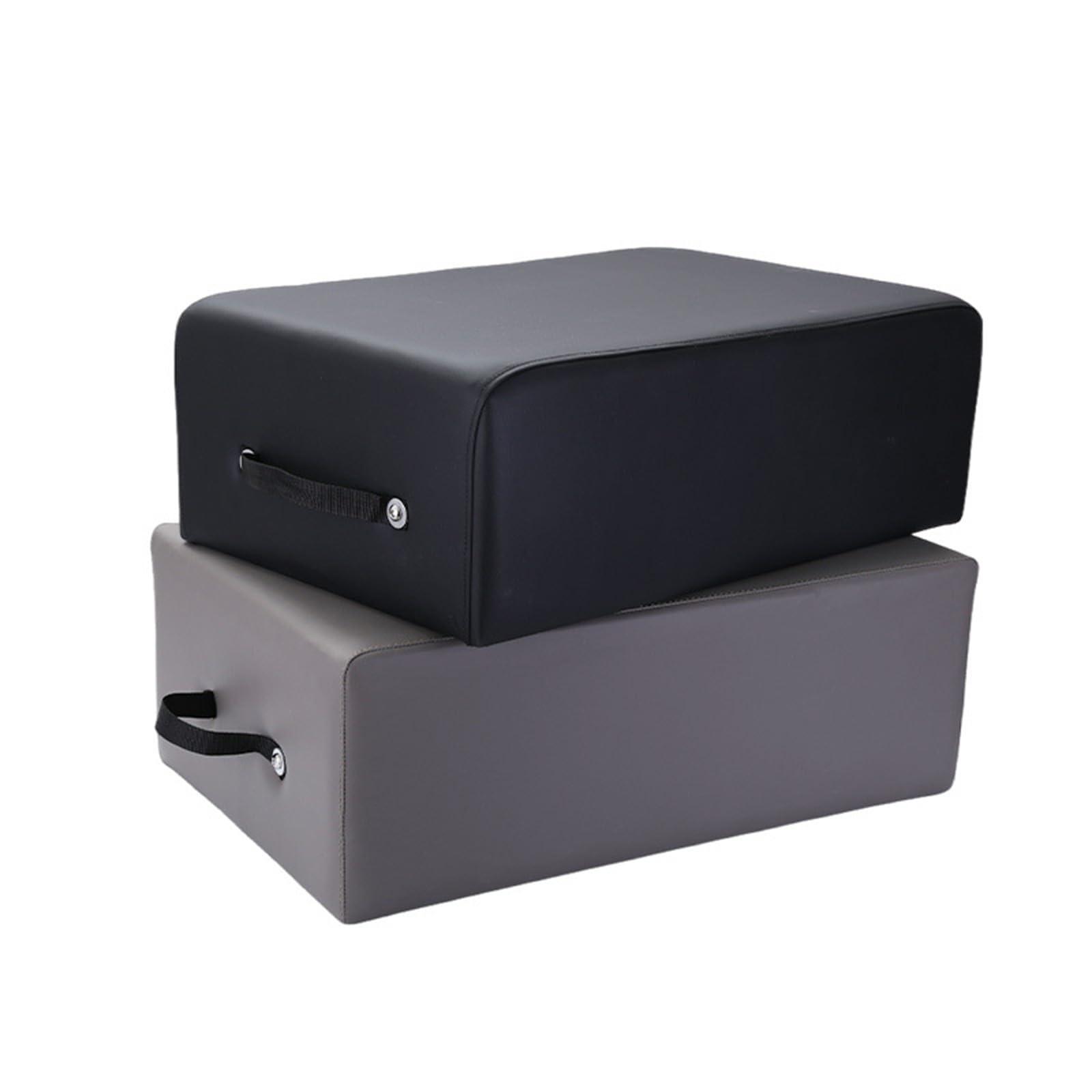 UdaCa UdaCa Pilates Reformer Box, Sitting Box for Pilates Reformer Accessories, Pilates Training Supplyment, Exercise Equipment for Pilates and Yoga,Black