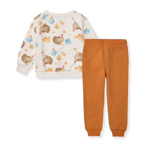 Burt's Bees Baby Burt's Bees Baby Baby Boys' Shirt and Pant Set, Top & Bottom Outfit Bundle, 100% Organic Cotton